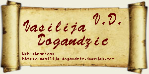 Vasilija Dogandžić vizit kartica